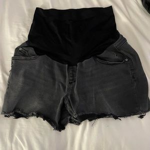 Maternity shorts black